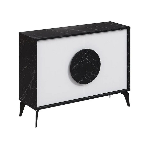 ΜΠΟΥΦΕΣ Gora Megapap ΧΡΩΜΑ ΜΑΥΡΟ ΕΦΕ ΜΑΡΜΑΡΟΥ – ΛΕΥΚΟ 110×35,6×82εκ. GP037-0082,1