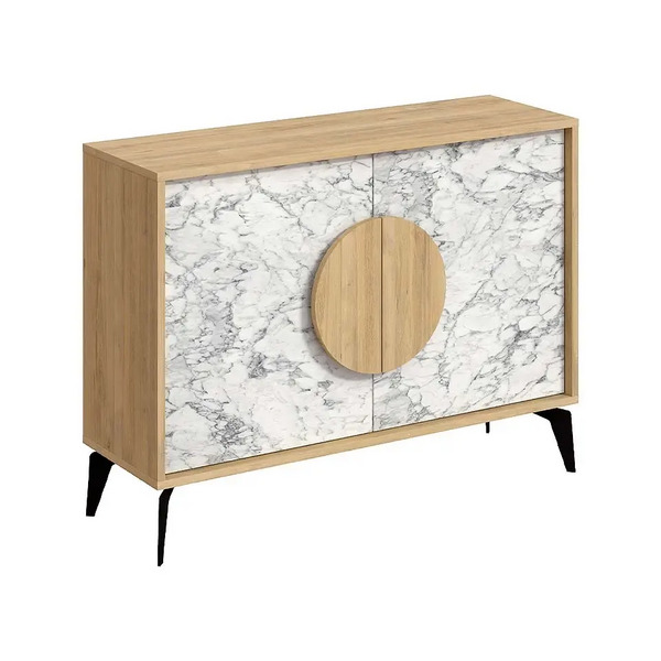 ΜΠΟΥΦΕΣ Gora Megapap ΧΡΩΜΑ SAPPHIRE OAK – ΛΕΥΚΟ ΕΦΕ ΜΑΡΜΑΡΟΥ 110×35,6×82εκ. GP037-0082,3