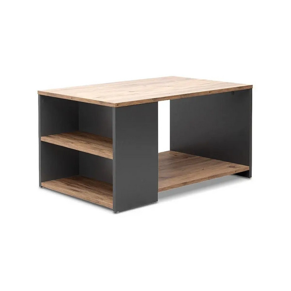 ΤΡΑΠΕΖΑΚΙ ΣΑΛΟΝΙΟΥ Sylvia Megapap ΧΡΩΜΑ PINE OAK – ΑΝΘΡΑΚΙ 90,2×59,2×48,1εκ. GP041-0036,1