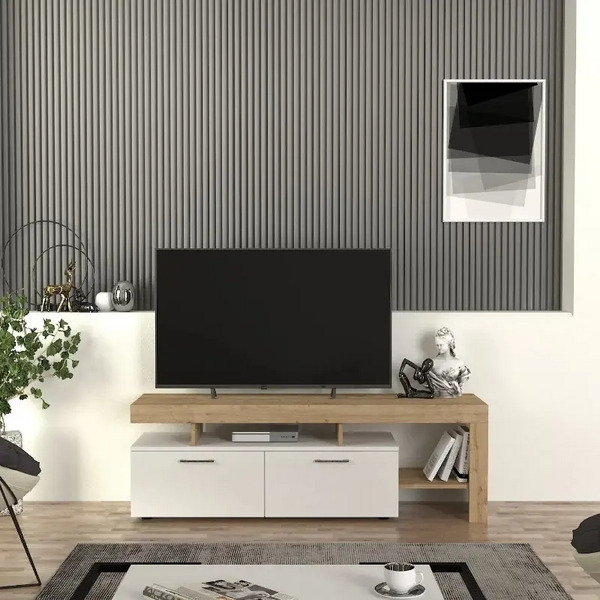 ΕΠΙΠΛΟ ΤΗΛΕΟΡΑΣΗΣ Acnes Megapap 160x40x53εκ. ΧΡΩΜΑ ΛΕΥΚΟ-Sapphire Oak GP042-0242,3 ΕΠΙΠΛΟ ΤΗΛΕΟΡΑΣΗΣ Acnes Megapap 160x40x53εκ. ΧΡΩΜΑ ΛΕΥΚΟ-Sapphire Oak GP042-0242,3