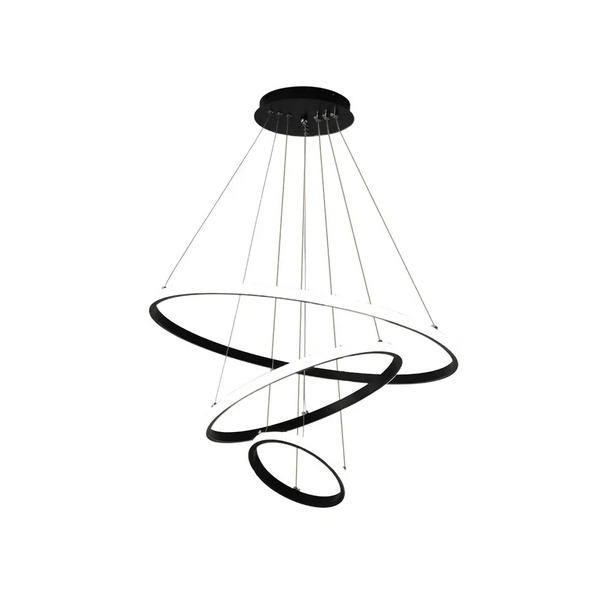 ΦΩΤΙΣΤΙΚΟ ΟΡΟΦΗΣ LED 44W 4000K ΜΑΥΡΟ 60x60cm  POWERTECH  HLL-0105