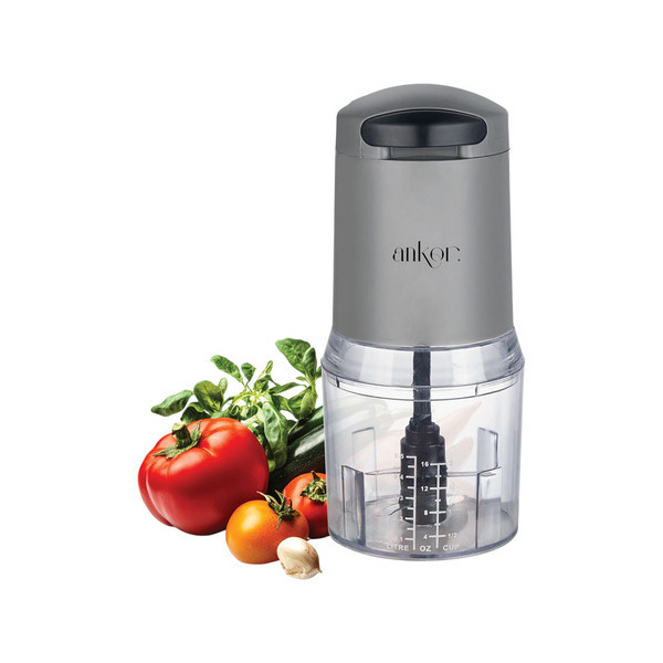 ΠΟΛΥΚΟΦΤΗΣ ANKOR ΜΕ ΔΙΠΛΗ ΛΕΠΙΔΑ 260W ΔΟΧΕΙΟ 500ml ΓΚΡΙ ΧΡΩΜΑ ANKOR M2-852284