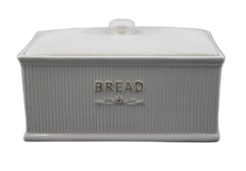 ΨΩΜΙΕΡΑ ΠΟΡΣΕΛΑΝΗΣ ΡΙΓΕ-ΛΕΥΚΟ 32.7x19x19cm “BREAD” QC23A659