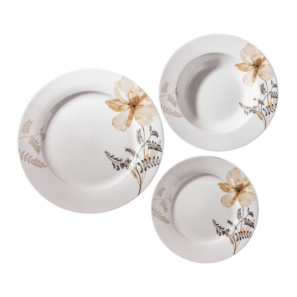 ΣΕΡΒΙΤΣΙΟ ΠΙΑΤΩΝ ΠΟΡΣΕΛΑΝΙΝΟ 18ΤΜΧ ΜΕ ΣΧΕΔΙΟ ΜΠΕΖ ΛΟΥΛΟΥΔΙ ANKOR R2617-18