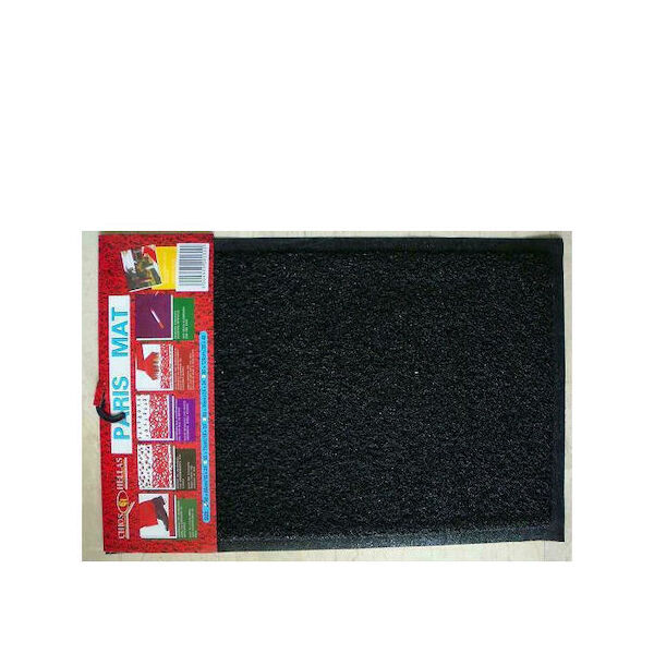 ΤΑΠΕΤΟ ΑΝΤΙΟΛΙΣΘΗΤΙΚΟ ΑΔΙΑΒΡΟΧΟ PARIS-MAT 40Χ60CM  ΜΑΥΡΟ Chios Hellas ΤΑ240-ΜΑΥΡΟ